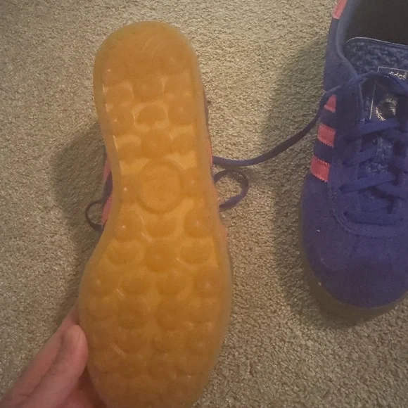 Adidas Gazelle Indoor Lucid Blue with Pink Accents - Picture 4 of 6